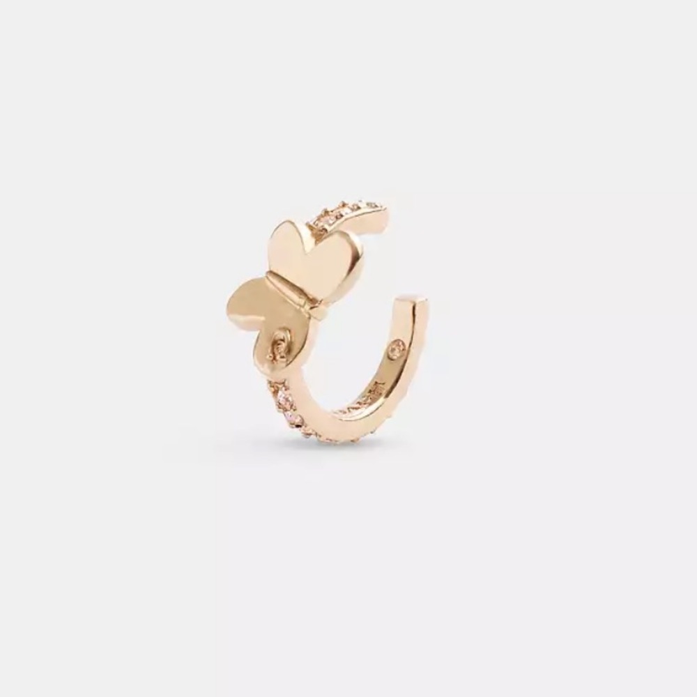 NWT Coach Pavé Butterfly Ear Cuff - Picture 2 of 2